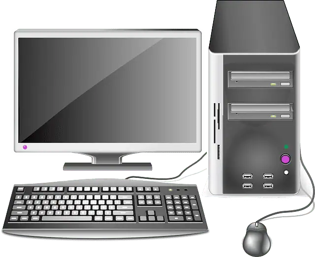 Bild på en speldator